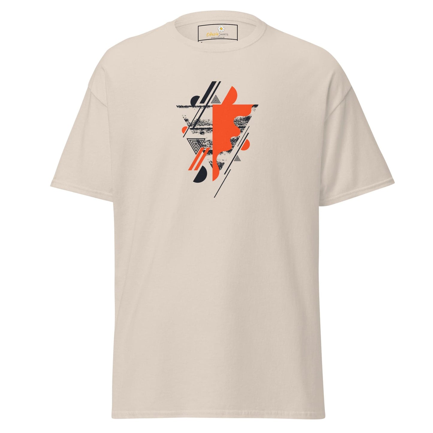 Unisex classic t-shirt - ABSTRACT SHAPES AND COLORS - REGULAR - Natural / S
