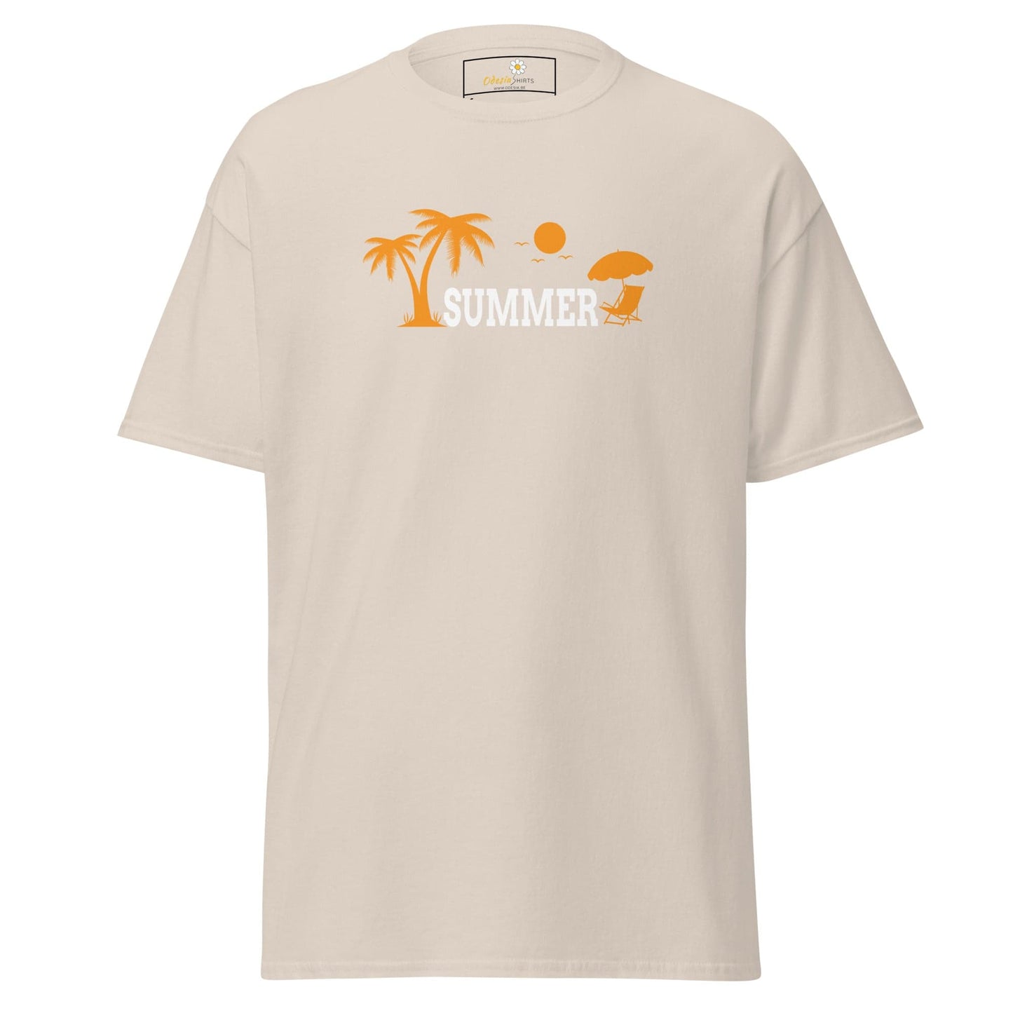 Unisex classic t-shirt - SUMMER TREES YEAH - REGULAR - Natural / S
