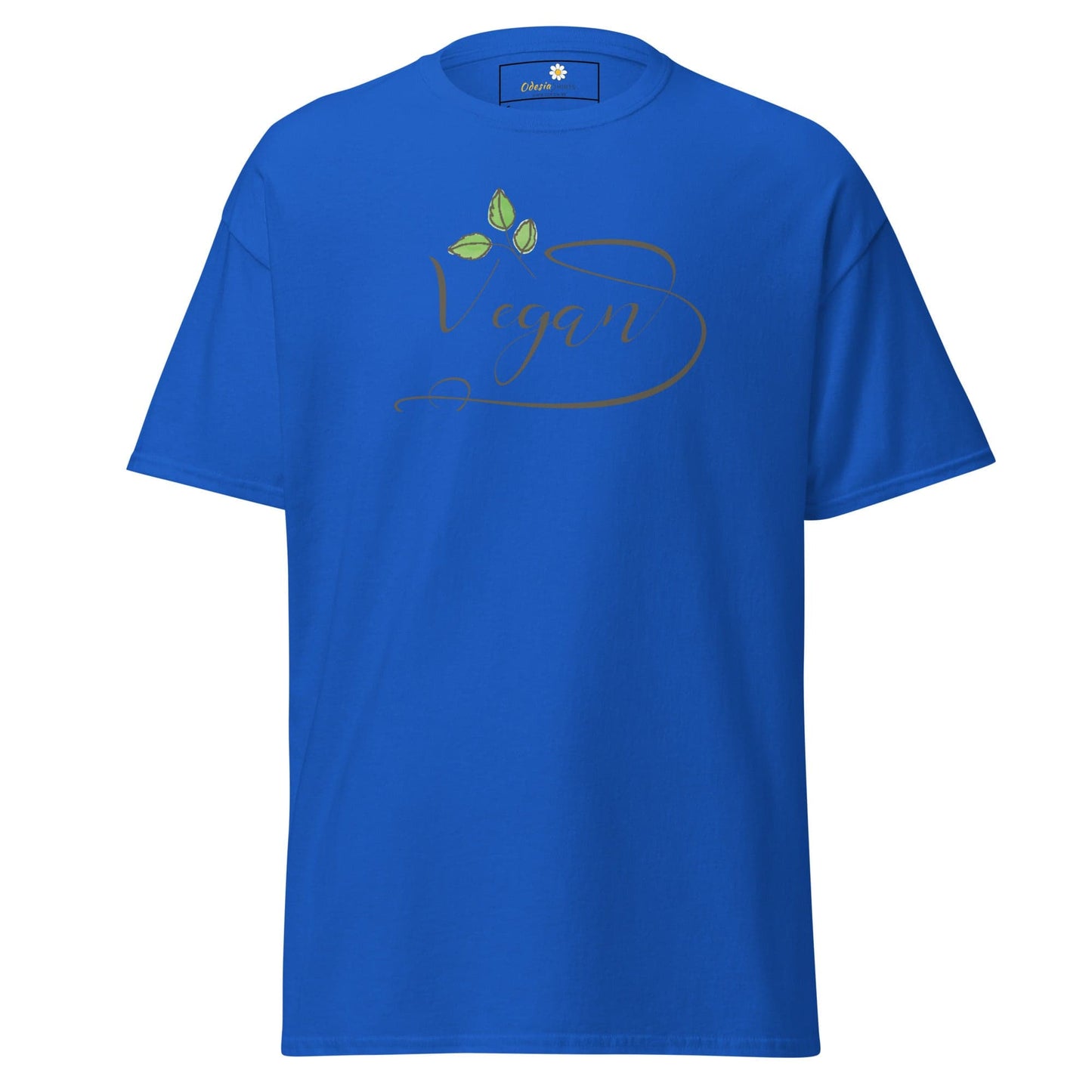 Unisex classic t-shirt - VEGAN GLORY - REGULAR - Royal / S