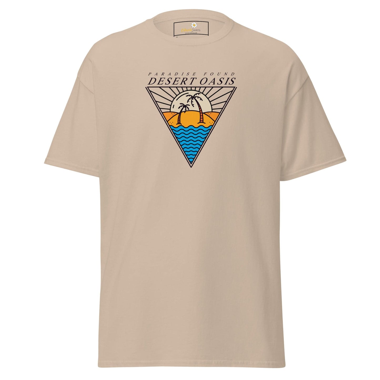 Unisex classic t-shirt - SUMMER DESERT OASIS - REGULAR - Sand / S