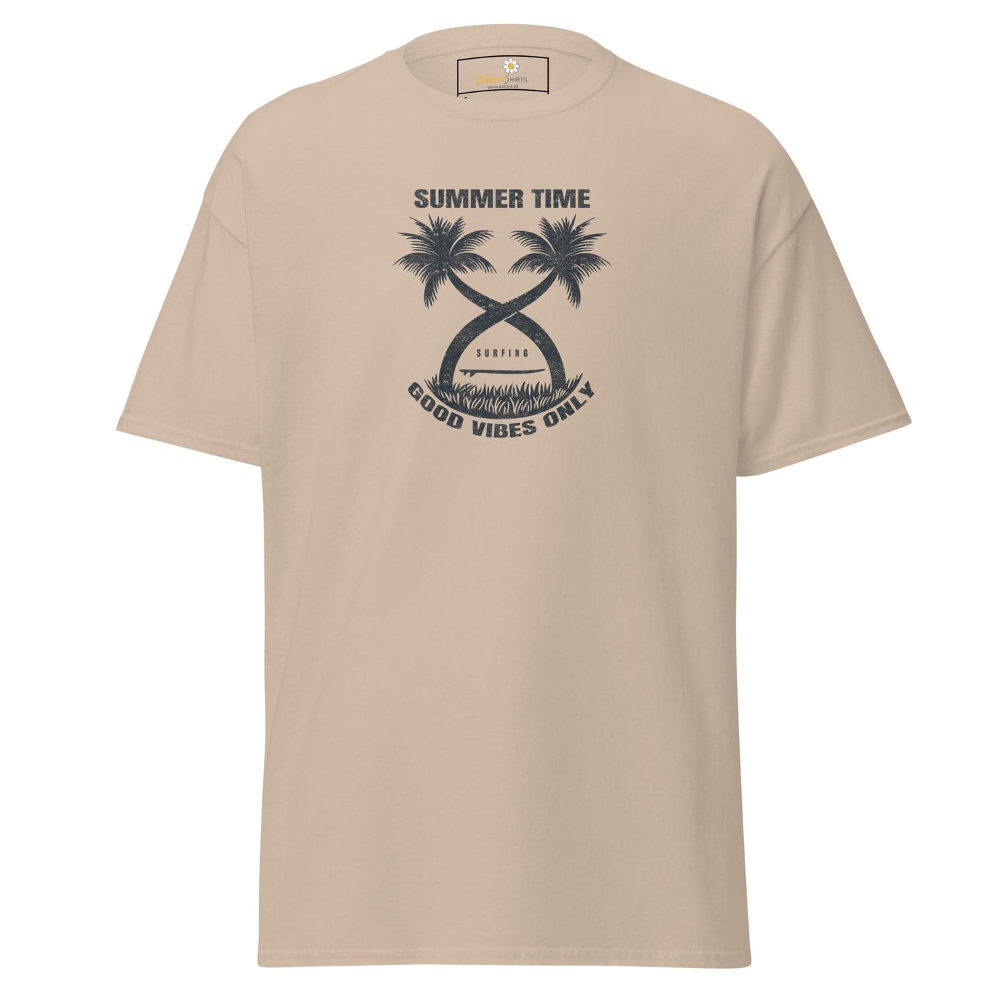 Unisex classic t-shirt - SUMMER PARADISE TREES - REGULAR - Sand / S