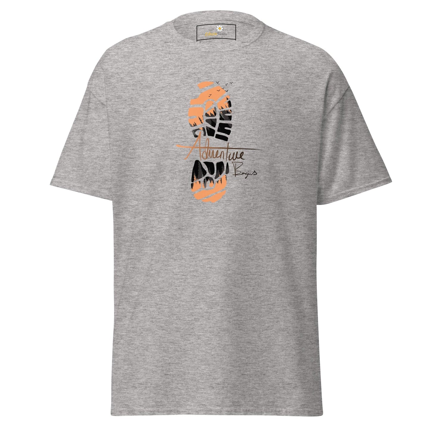 Unisex classic t-shirt - MISC FOOTSTEP - REGULAR - Sport Grey / S