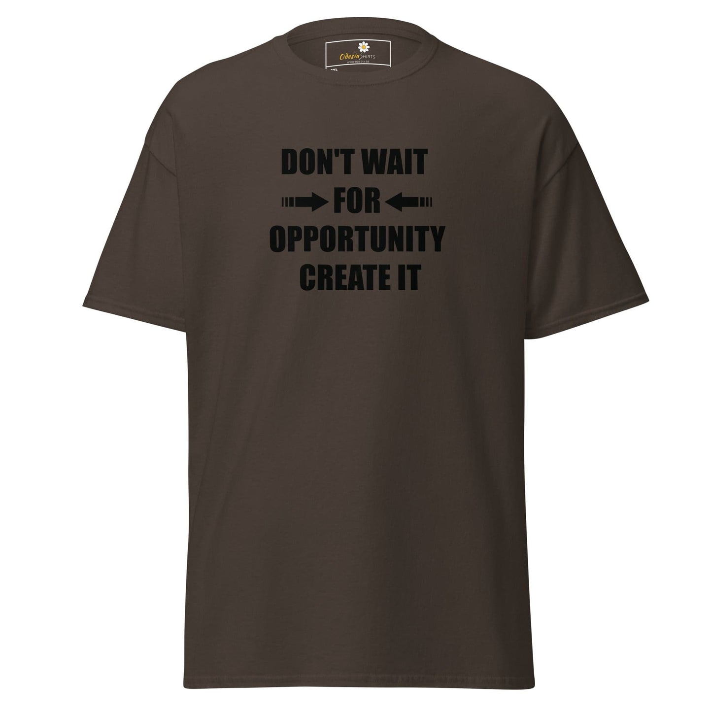 Brown T-shirt from T-Shirt Design Tee for Men and Women in 2XL to 5XL sizes