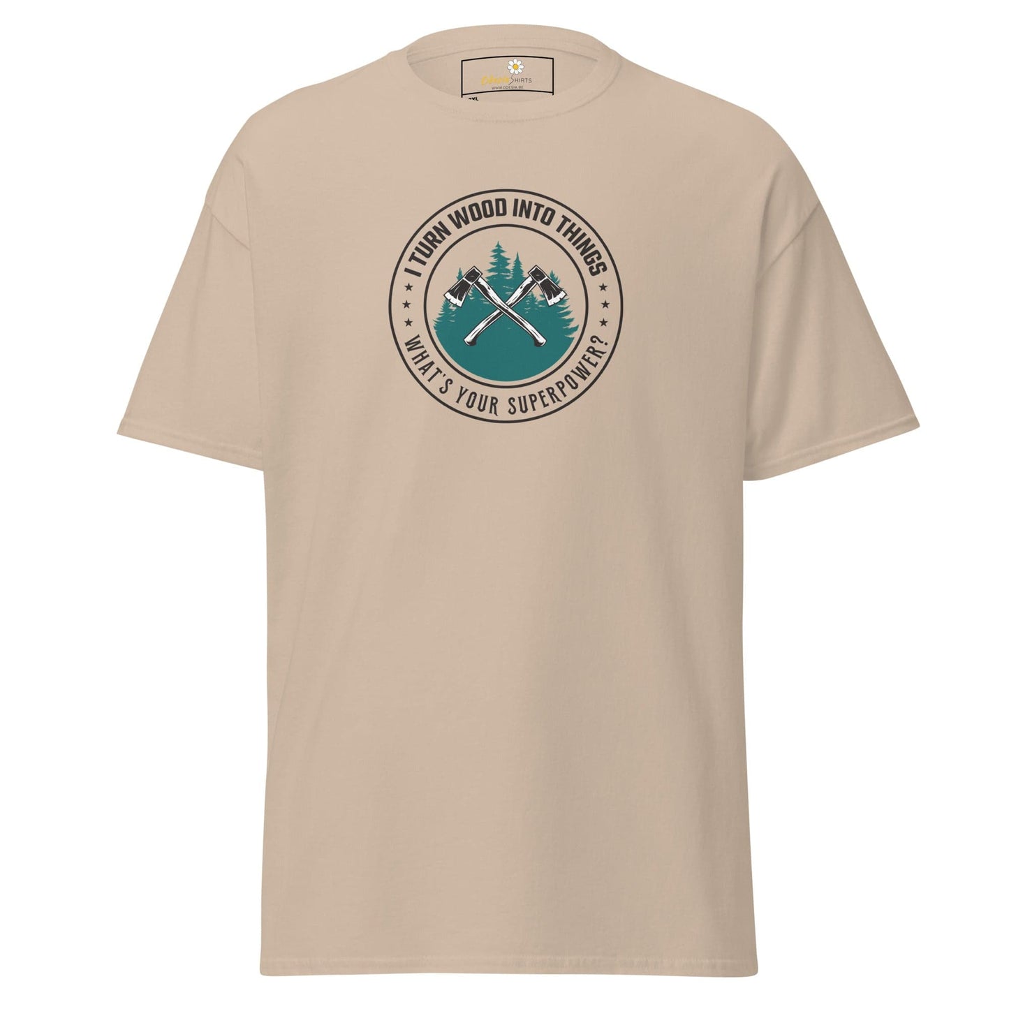 T-shirt Design Tee • Men / Women • [2xl-5xl] - Sand / 2xl