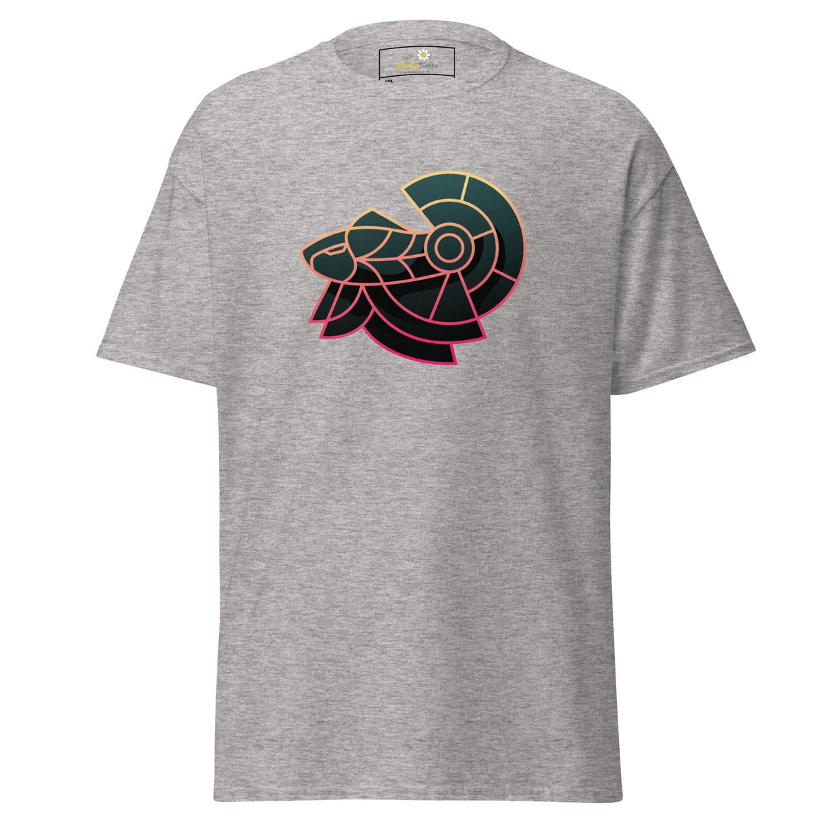 Gray T-shirt with RAM design from T-SHIRT DESIGN TEE for Men and Women in 2XL-5XL